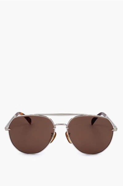 David Beckham Aviator Sunglasses With Metal Frame
