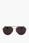 David Beckham Aviator Sunglasses With Metal Frame
