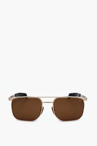 David Beckham Aviator Sunglasses With Metal Frame