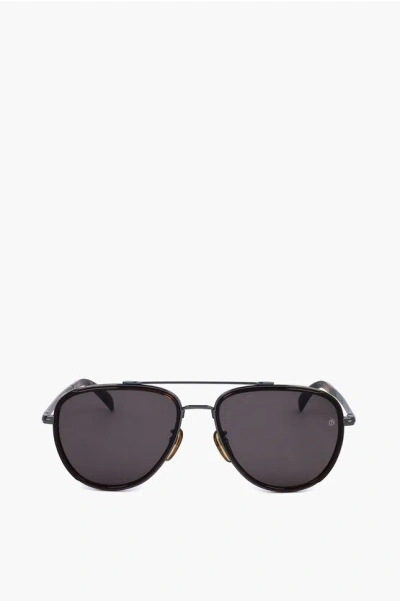 David Beckham Aviator Sunglasses With Metal Frame