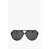 David Beckham Aviator Sunglasses With Tortoiseshell Frame