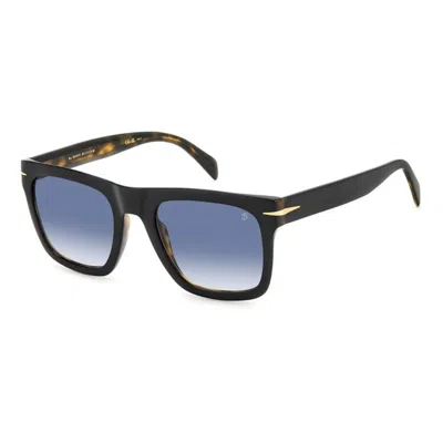 David Beckham Bicolor Acetate Sunglasses In Blue
