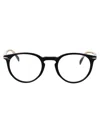 David Beckham Black Acetate Optical Glasses In Black