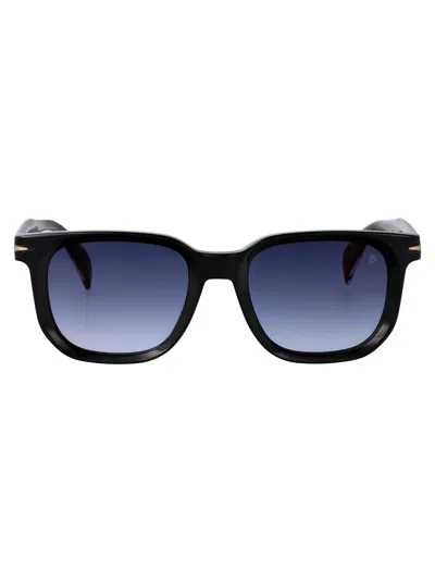 David Beckham Black Acetate Sunglasses