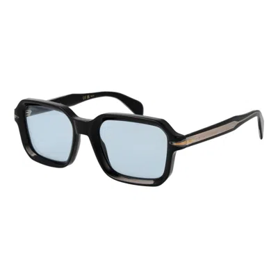 David Beckham Black Acetate Sunglasses In Multi
