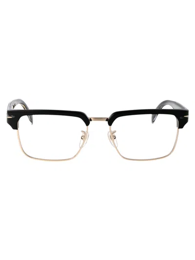 David Beckham Black Gold Acetate Glasses