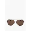 David Beckham Aviator Sunglasses With Metal Frame