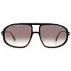 David Beckham Brown Gradient Pilot Unisex Sunglasses Db 1000/s 0807/ha 59 In Black