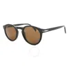 David Beckham Brown Oval Men's Sunglasses Db 1036/s 0807/70 49