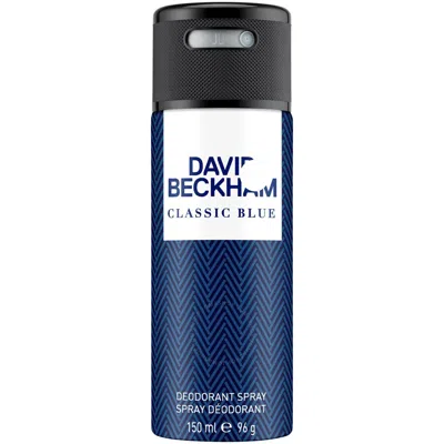 David Beckham Classic Blue /  Deodorant Spray 5.0 oz (150 Ml) (m) In White