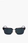 David Beckham Clubmaster Sunglasses With Marble Effect Detail