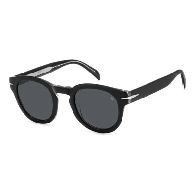 David Beckham Db 7041/s Flat 7c5(ir) In Black