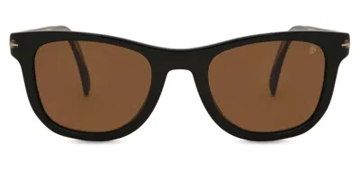 David Beckham Db 1006/s 807/70 Occhiali Da Sole Neri Per Uomo In Black