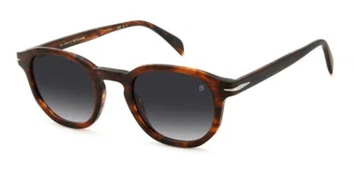 David Beckham Db 1007/s 0cj/9o Men's Sunglasses Brown Size 49 In Gray