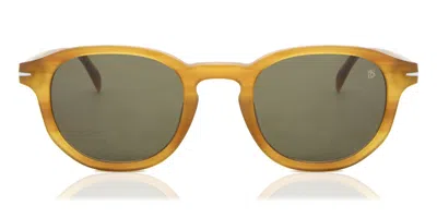 David Beckham Db 1007/s B4l/qt Occhiali Da Sole Marroni Per Uomo In Yellow