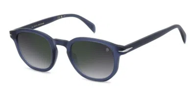 David Beckham Db 1007/s Fll/nu Men's Sunglasses Blue Size 49 In Multi