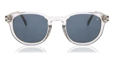 David Beckham Db 1007/s Kb7/ku Occhiali Da Sole Grigi Per Uomo In Blue