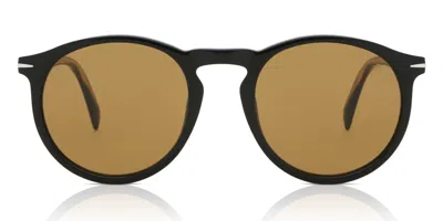 David Beckham Db 1009/s 807/2m Occhiali Da Sole Neri Per Uomo In Black