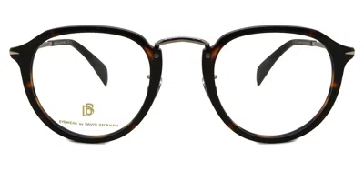 David Beckham Db 1014 3ma Occhiali Da Vista Tartarugatishell Per Uomo (solo Montatura) In Brown