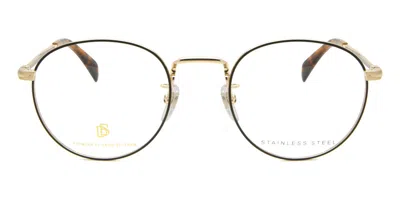 David Beckham Db 1015 Rhl Men's Glasses Gold Size 50 - Free Lenses - Blue Light Block Available In Multi