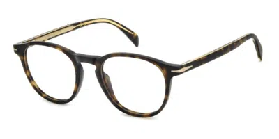 David Beckham Db 1018 Men's Glasses, Tortoiseshell, Size 49 In Brown