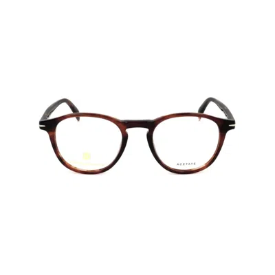 David Beckham Db 1018 Round Frame Tortoiseshell Acetate Eyeglasses In White