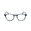 David Beckham Db 1018 Rounded Tortoiseshell Pattern Eyeglasses In Brown