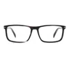 David Beckham Db 1019 Rectangular Acetate Eyeglasses In Red