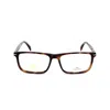 David Beckham Db 1019 Tortoiseshell Rectangular Eyeglass Frames In Brown