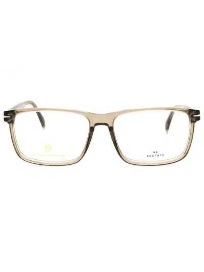 David Beckham Db 1020 Eyeglasses In 0kb7 00 - Grey/clear Demo Lens