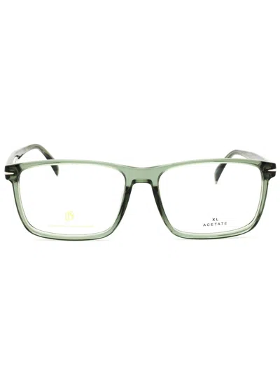 David Beckham Db 1020 Eyeglasses In Green/clear Demo Lens