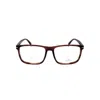 David Beckham Db 1020 Rectangular Tortoiseshell Acetate Eyeglasses In Brown