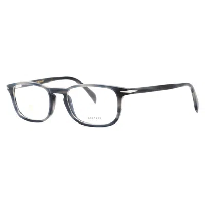 David Beckham Db 1027 Mini Eyeglasses With Clear Demo Lenses In Grey Horn