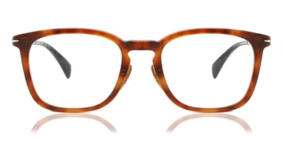 David Beckham Db 1037/g/cs With Clip-on Wr9/ku Occhiali Da Vista Oro Per Uomo (solo Montatura) In Transparent