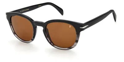 David Beckham Db 1046/s Xow/70 Occhiali Da Sole Neri Per Uomo