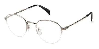 David Beckham Db 1047 6lb Occhiali Da Vista Grigi Per Uomo (solo Montatura) In Gray
