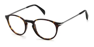David Beckham Db 1049 086 Occhiali Da Vista Tartarugatishell Per Uomo (solo Montatura) In Brown