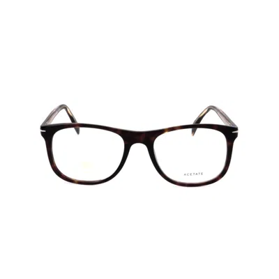 David Beckham Db 1051 Classic Rectangular Tortoiseshell Frame Eyeglasses In Black