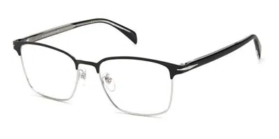David Beckham Db 1059/f Asian Fit Ti7 Men's Glasses Black Size 55 - Free Lenses - Blue Light Block Available In Ruthenium Matte Black