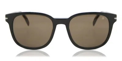 David Beckham Db 1062/s 807/70 Occhiali Da Sole Neri Per Uomo In Black