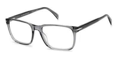 David Beckham Db 1063 Kb7 Men's Glasses Grey Size 55 - Free Lenses - Blue Light Block Available In Metallic