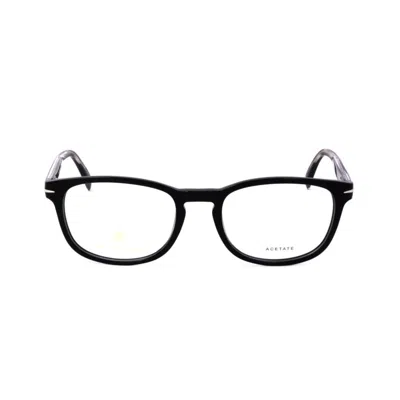 David Beckham Db 1064 Classic Rectangular Frame Eyeglasses In Black