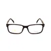 David Beckham Db 1065 Rectangular Tortoiseshell Acetate Eyeglass Frames In Brown