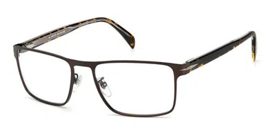 David Beckham Db 1067 05n Men's Glasses Brown Size 56 - Free Lenses - Blue Light Block Available