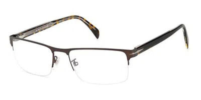 David Beckham Db 1068 05n Men's Glasses Brown Size 58 - Free Lenses - Blue Light Block Available In Matte Brown