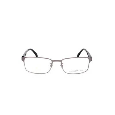 David Beckham Db 1069 Rectangular Grey Metal Eyeglasses In Gray