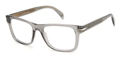 David Beckham Db 1073 Kb7 Men's Glasses Clear Size 52 - Free Lenses - Blue Light Block Available In Metallic