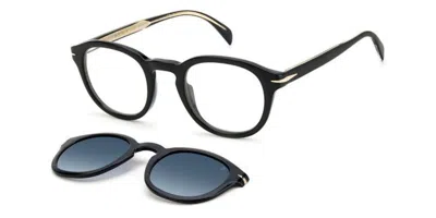 David Beckham Db 1080/cs With Clip-on Men's Glasses, Black, Size 49