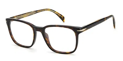 David Beckham Db 1083 086 Men's Glasses Tortoiseshell Size 52 - Free Lenses - Blue Light Block Available In Metallic