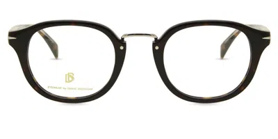 David Beckham Db 1086 45z Occhiali Da Vista Tartarugatishell Per Uomo (solo Montatura) In Black